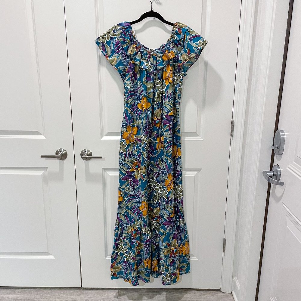 Hilo Hattie Hawaii Women's Multi Floral Maxi Dress